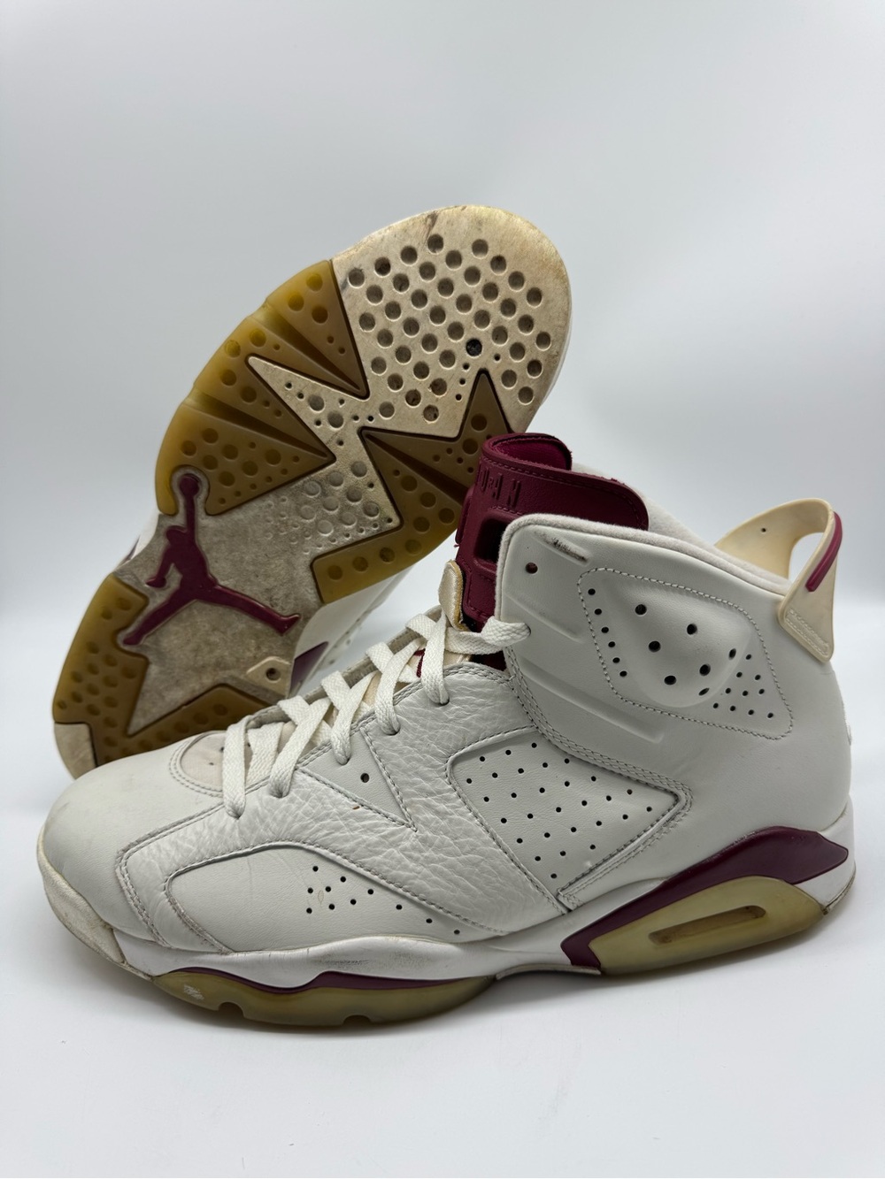 Nike Air Jordan Retro 6 Maroon 2015 384664-116 Men’s Size 11.5